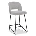 thumbnail image 5 of Maddie Home 27" Fabric Counter Height Barstool in Gray (Set of 2), 5 of 5
