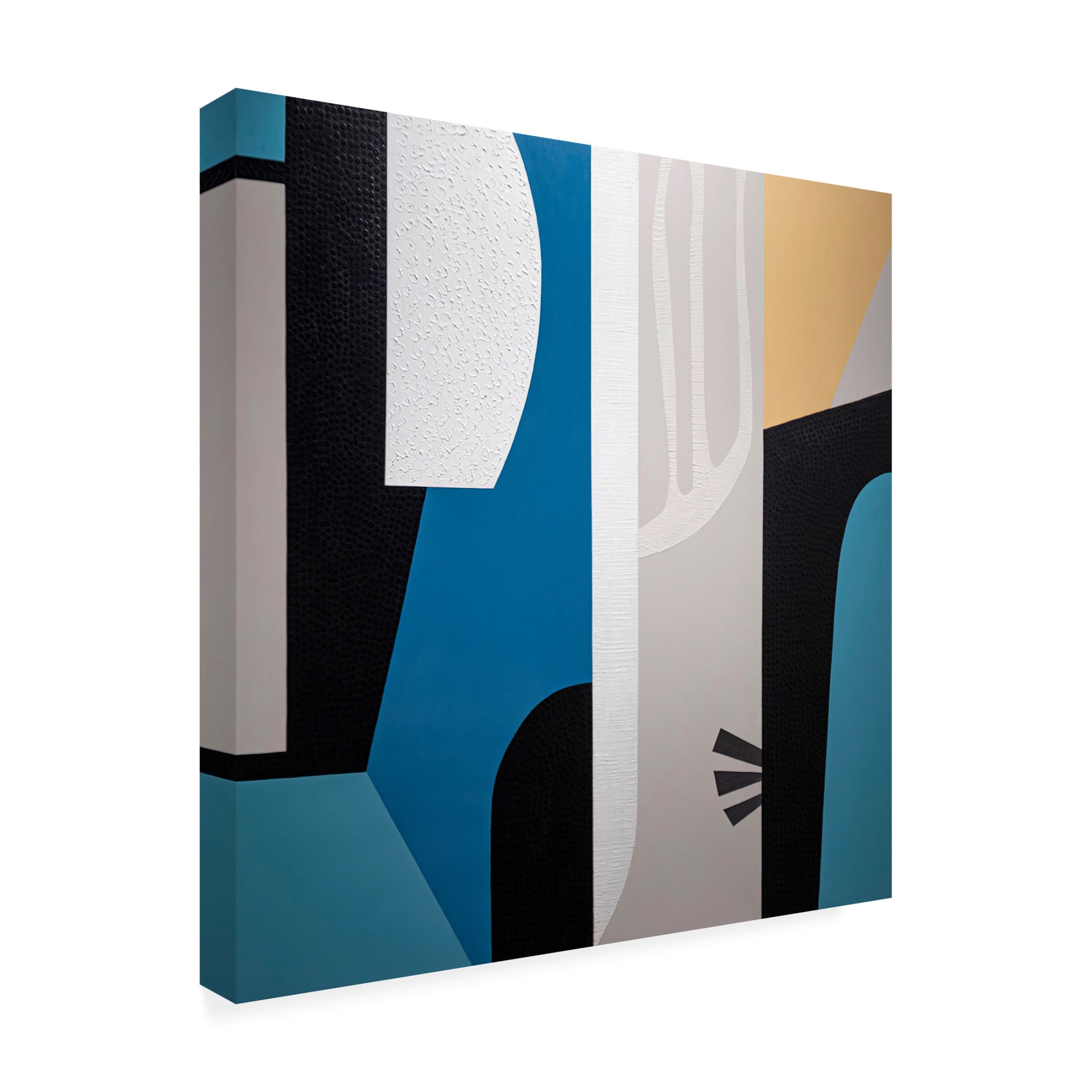 Canvas Wall Art - Sylvie Hamou 'Inside and Out II' Wall Art for Living Room, Bedroom, or Office Décor by Trademark Fine Art - 14 x 14 Inches