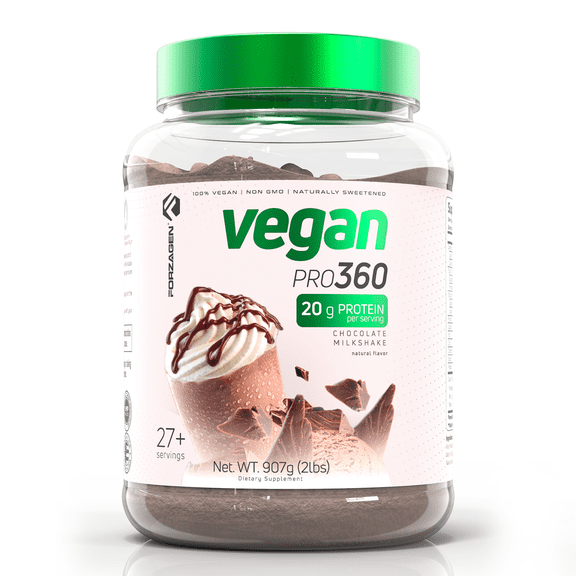 Forzagen Vegan Protein Powder Non GMO, Gluten Free, Soy Free | 2 LB