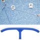 thumbnail image 3 of Cepillo de limpieza inferior de pared de piscina de 18 pulgadas, accesorios de herramientas de limpieza de piscina, 3 of 10
