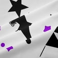 thumbnail image 5 of Manfei Purple Cheerleader Black Out Curtains For Kids,Cute Stars Bow Print Curtains Pack of 2 (42x63 Each) For Girls, 5 of 7