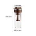thumbnail image 3 of TUWABEII Cold Extraction Cup Refrigerator Fruit Tea Cold Water Cup Cold Water Pot Ice Drip Cold Brewing Pot Coffee Cold Extraction Pot Large Capacity 38.71fl, 3 of 6