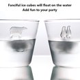 thumbnail image 3 of Matsuzay Molde para cubitos de hielo, artesanías con forma de Animal, molde para hacer congelación de gelatina para beber, barra de cocina, accesorio Cocina y Comedor Negro Tipo 1 Matsuzay HA012258-01, 3 of 6