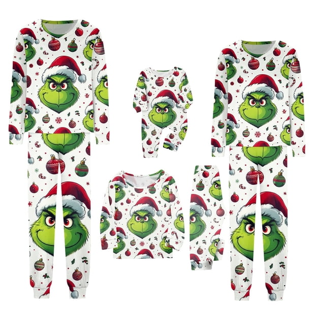Matching Pajamas (White) - Warm and fuzzy Christmas Pjs for Family ...