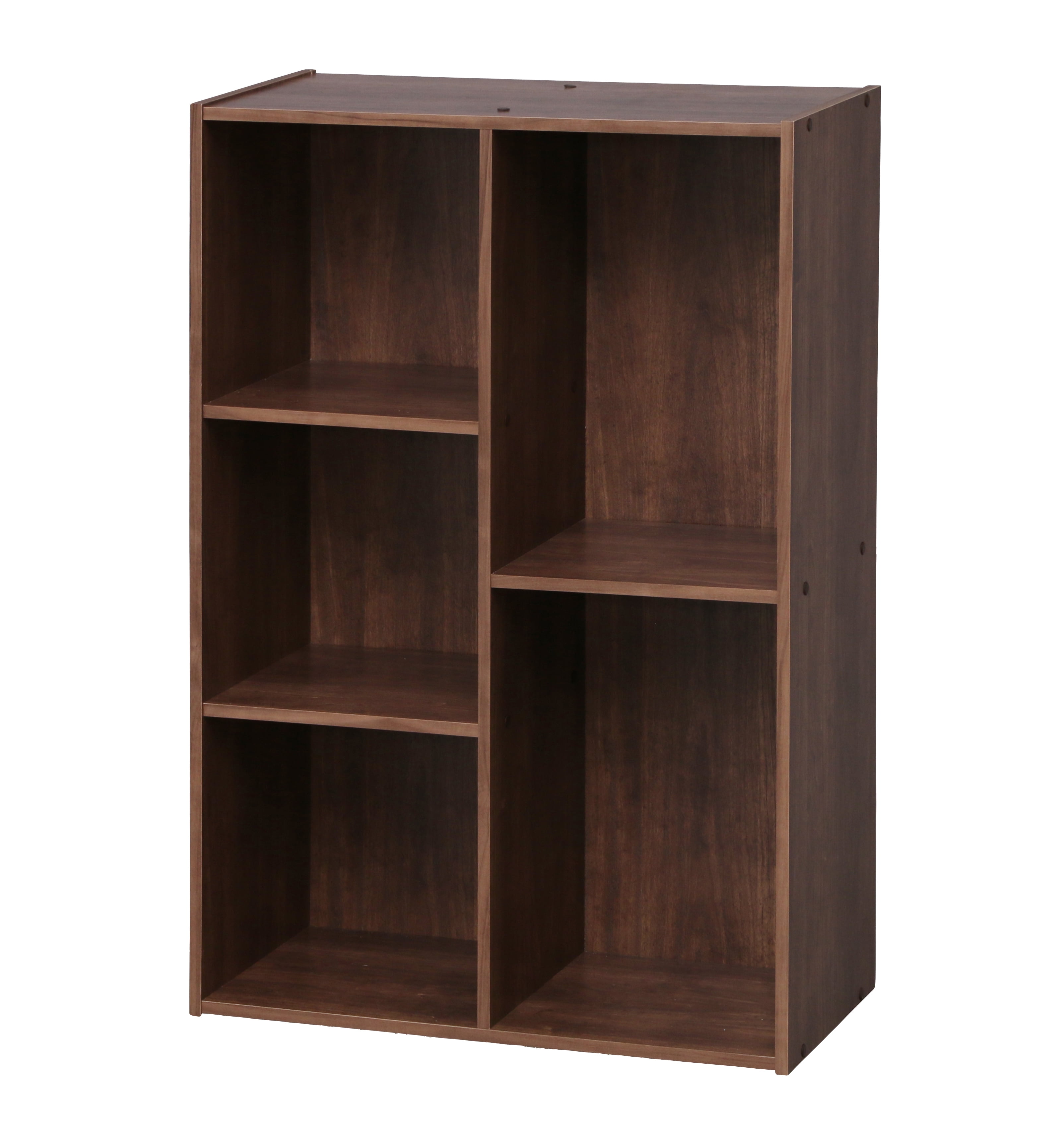 IRIS USA Wood Organizer Bookcase Storage Shelf, Brown