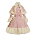 thumbnail image 2 of Vestido de estilo Lolita con volantes para mujer, maxivestido femenino elegante de manga larga, vestido plisado de princesa estético Vintage, 2022, 2 of 3