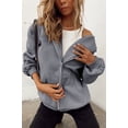 thumbnail image 5 of Lady cute hoodie teen girl fall jacket oversized sweatshirt casual drawstring clothes zipper Y2k hoodie with pockets, 5 of 6