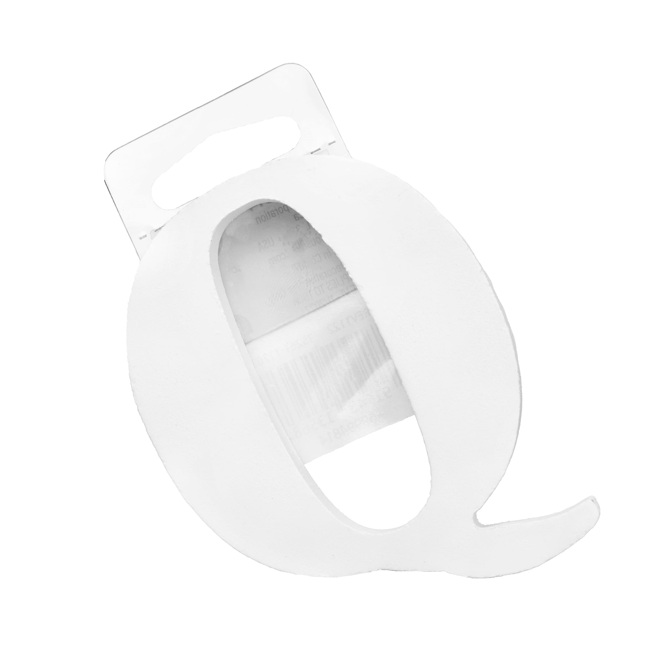 (3 pack) Cousin DIY 3" White Wood Letter Q