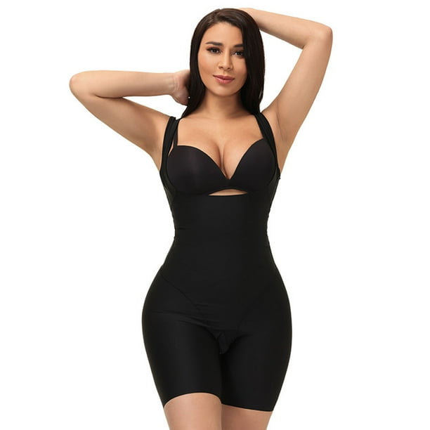 Cathalem Bodysuit Shapewear for Women Seamless Body Shaper Slimming  Compression Shaping Bodysuit,Black M