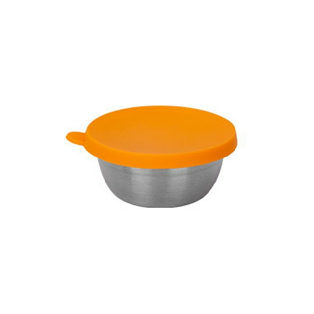 1 Set Sauce Container with Lid Good Sealing Rustproof BPA Free Hot Pot Dipping Bowl Small Sauce Cup Household Supplies