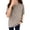 Gray, variant on Women Summer Short Sleeve Loose Tunic Casual Tops Shirts