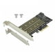 thumbnail image 1 of Adaptador PCI-E a M2 Convertidor NVME a PCI-E Tarjeta adaptadora PCI Express X4 Accesorio para computadora Noticed EL001383-00B, 1 of 2