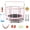 Pink, variant on ICEEIF 60'' Kids Trampoline with Net, 440 lb Capacity, Adjustable Gymnastics Bar, Toys, Indoor Outdoor for Boys & Girls Ages 3-8,Yellow