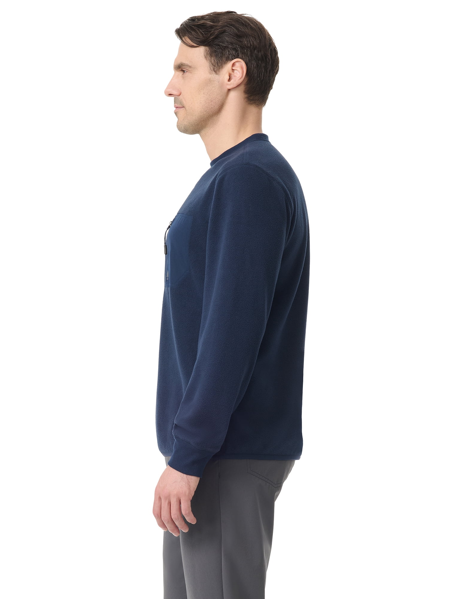 Bass & Co Men's Polar Utility Crew Fleece, Sizes S-3XL