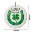 thumbnail image 2 of Ceramic Sea Glass Pendant Ornament Charm for Elegant Home Wall Display, 2 of 4