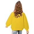 thumbnail image 4 of GPAECEAD Kids Halloween Crewneck Sweatshirts Boy Girl Ghost Graphic Pullover Tops Cute Spooky Season Long Sleeve Shirt 2-10Years Yellow, 4 of 8