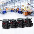 thumbnail image 1 of AMONIDA Good Durability Industrial Roller Wheel, Leveling Caster, Long Service Life For Moving Work Tables Large Machine Movement Move Heavy Equipment Move Weld Tables, 1 of 8