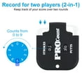 thumbnail image 3 of Golf Score Counter, 2 Digits Scoring Keeper Mini Golf Shot Stroke Counter, Black White, 3 of 5