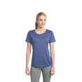 thumbnail image 1 of Sport-Tek Ladies Heather Contender Scoop Neck Tee, True Royal Heather, Small, 1 of 4