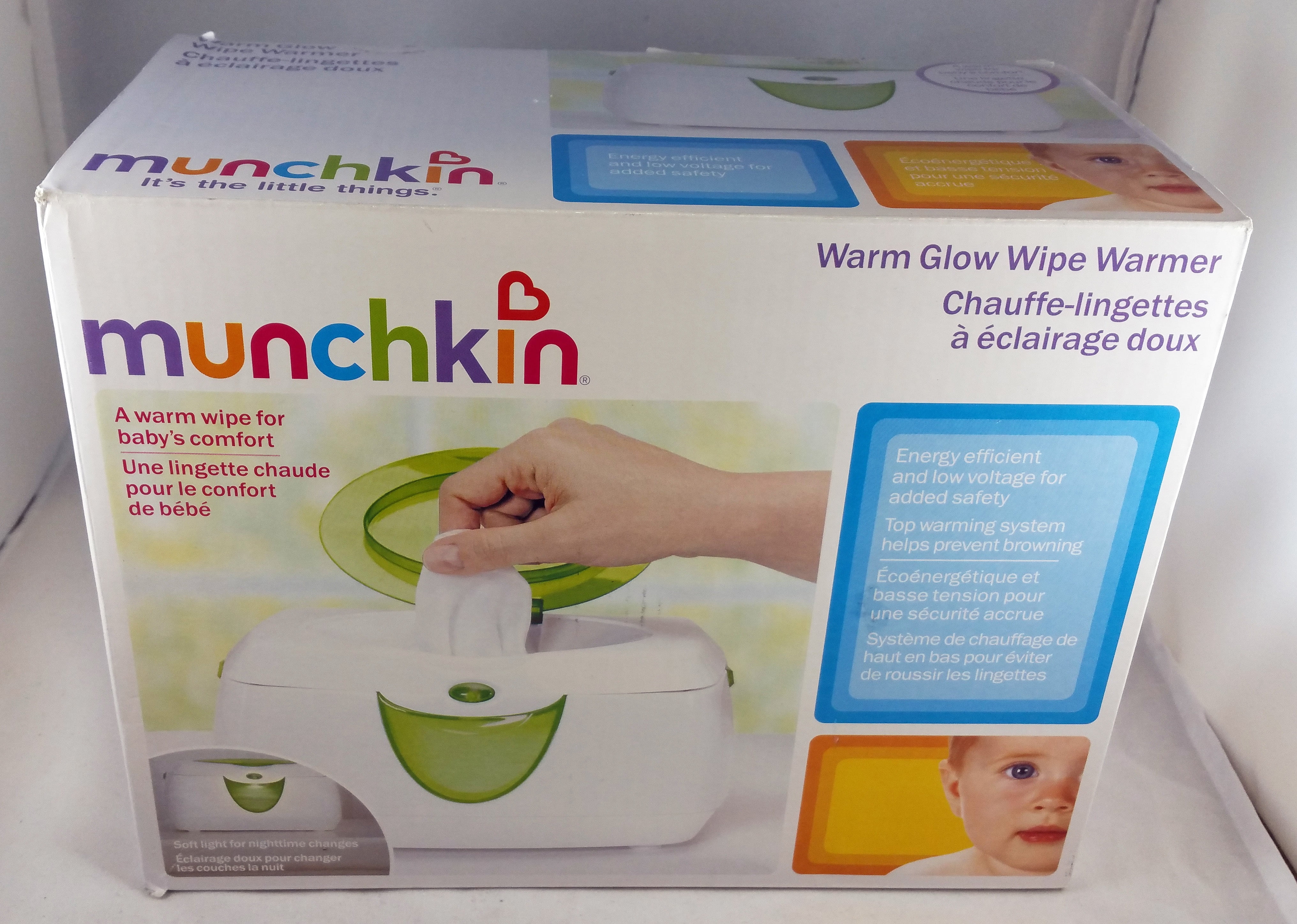munchkin 10049 warm glow wipe warmer
