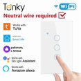 thumbnail image 2 of Tuya WiFi Smart Touch Switch US 1/2/3/4 Gang 2 Wiring Methods Neutral Wire, 2 of 5
