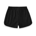 thumbnail image 4 of FAHXNVB 5 Packs Girls Soft Cotton Shorts Elastic Waist Athletic Active Running Shorts Summer Fashion Casual Dolphin Shorts 12M-11Years, 4 of 5