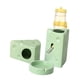 thumbnail image 4 of Accesorios de cerámica para jaula de hámster, nido creativo para hámster, forma de queso, comida Verde L, 4 of 9