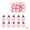 Pink418, variant on WWG Plastic Christmas Ornaments Balls, Mini Flocked Christmas Tree Decorations, Shatterproof 2cm Baubles with Hanging Loops, Includes 24 Pieces, for Christmas Tree, Wreaths, DIY Holiday Decor