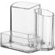 thumbnail image 2 of 1-piece acrylic desk organizer, 3 compartments, multifunctional, 2 of 5