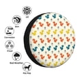thumbnail image 4 of Susaid Colorful Squirrel Print Tire Covers,Waterproof Anti-UV Snow Sun Rain Tire Covers for RV,Truck, SUV, Trailer, Camper-15 inch, 4 of 6