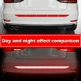 5Pcs Car Reflective Strips Night Anti-Collision Warning Stickers Rear ...