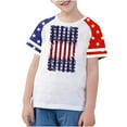 thumbnail image 2 of GERsome Kids American Flag T-Shirts Toddler Boys Girls 4th of July Shirts American Flag Patriotic Tee Tops Independence Day Short Sleeve, 3-4 Years, 2 of 4
