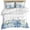 white, variant on 3 Piece Eucalyptus Flowers Duvet Cover Set California King,Microfiber Comforter/Quilt Cover with Corner Ties and 2 Pillowcases,Blue Floral Green Vintage Wood Grain Soft Bedding with Zipper Closure