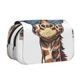 thumbnail image 1 of Easygdp American Giraffe Style para Estuche de Lápices con Tapa Flip, Suministros de Oficina y Universidad para Adolescentes y Adultos, 1 of 7