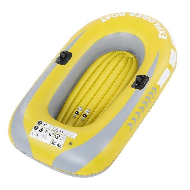 Wchiuoe Inflatable Boat, Airtight Inflatable Kayak With Two Paddle Mounts For Boating