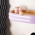thumbnail image 3 of POYOGA Double Layer Square Soap Dish Cover Plastic Drain Soap Box Household Storage, 3 of 11