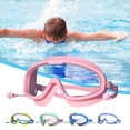 thumbnail image 2 of Pebbuoy Swim Goggles with Earplug for 3-15 Years Old Kids,Waterproof Anti-Fog UV Protection Clear Lens Silicone Goggles Snorkeling Equipment, 2 of 9