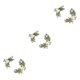 thumbnail image 1 of Conjunto de letreros de flores de imitación Ounissouiy hipoalergénico color Blanco, 1 of 6