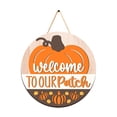 thumbnail image 1 of Dsscvnef Thankgiving Hello Fall Sign for Front Door Thankgiving Pumpkins Door Signs With Maple Leaf Farmhouse Front Porch Hanging for Home Hallway Living Room Thankgiving, 1 of 7