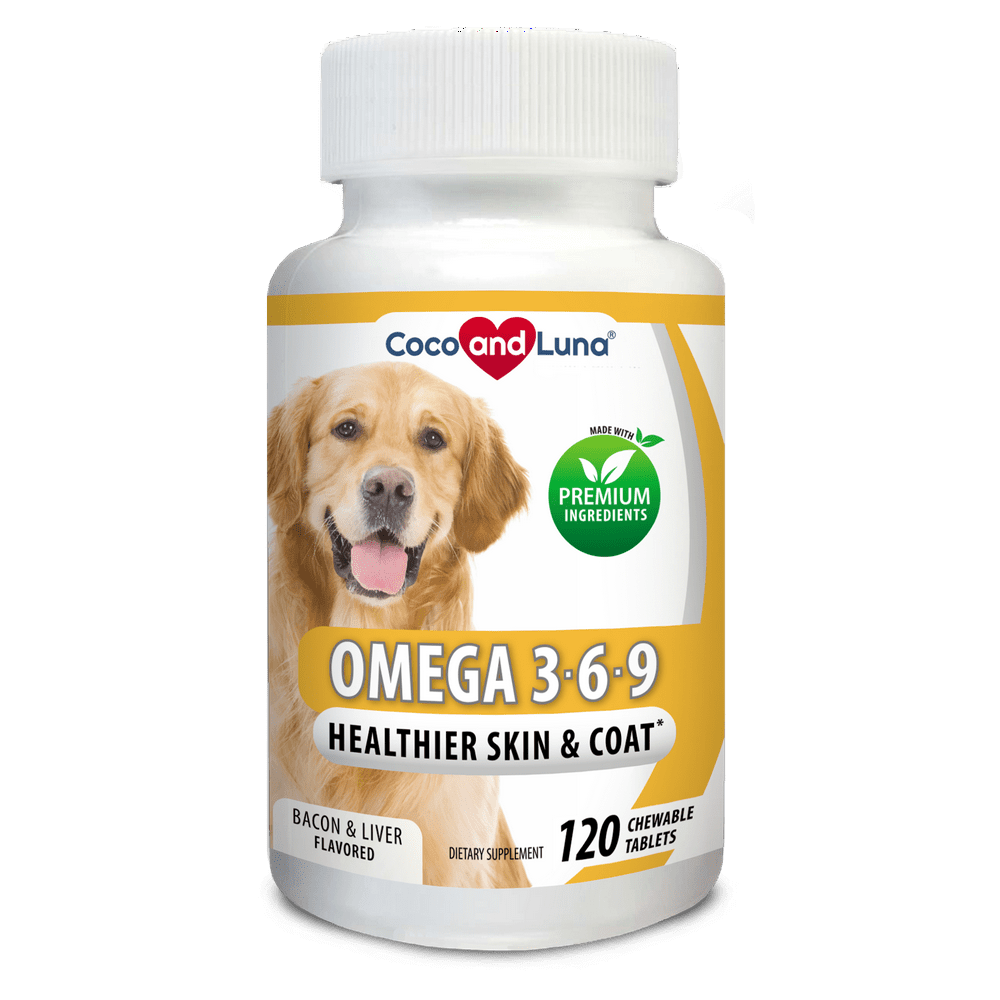 Coco and Luna Omega 3 for Dogs Salmon Oil for Dogs Itch Relief