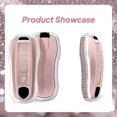 thumbnail image 4 of Key Fob Cover Compatible with Porsche Panamera Cayenne Taycan 911 Carrera 2017-2025 Keychain Case Holder Protector,new style-3-btn-pink, 4 of 7
