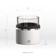 thumbnail image 5 of Vaso de whisky Asobu con aislamiento de acero inoxidable, 310 ml, blanco, 5 of 7