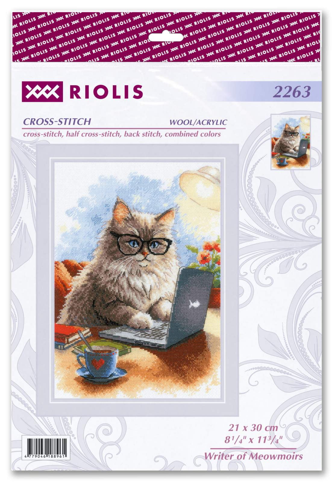 Riolis Cross Stitch Kit Meowmoirs