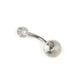 thumbnail image 3 of Ombligo ombligo anillo barra estrás bola de cristal piercing cuerpo, 3 of 3