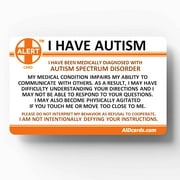 Autism Awareness  - Alert card
