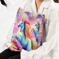 thumbnail image 6 of Robot Unicorn Attack Velvet Throw Pillows Set of 2 - Decorative Pillows with Unique Patterns for Sofa Couch Bed - Pillow Covers - Available in 16x16, 18x18, 20x20 Inches, 6 of 6