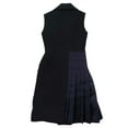 thumbnail image 2 of Dice Kayek Women's Navy Ripple Dress In Crepe Fabric - 8, 2 of 2