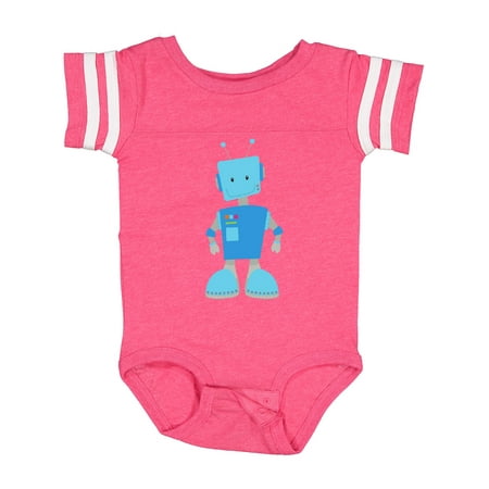 

Inktastic Cute Robot Funny Robot Silly Robot Blue Robot Gift Baby Boy or Baby Girl Bodysuit