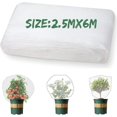 thumbnail image 2 of White Anti-Insect Netting Plant Protection Netting Insect Protection Netting Pest Protection Net Garden Vegetable Orchard 60 Mesh 2.5 x 6m, 2 of 5