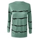 thumbnail image 3 of ICHUANYI Clearance Fashion Woman Long Sleeve T-Shirt Summer Printing Loose Blouse Tops(Green, XXL) ICHUANYI WER2023080911748, 3 of 5